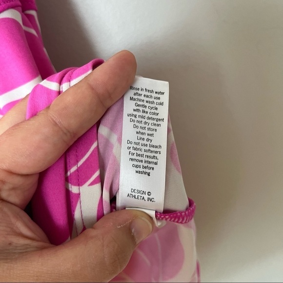 Athleta Pink Tankini with Reversible Bottoms - Picture 9 of 16